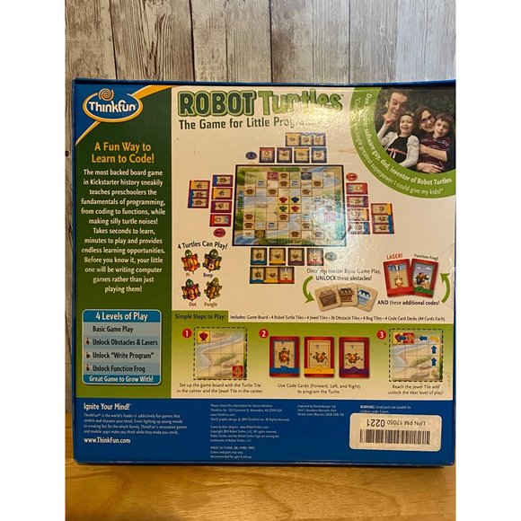 Think Fun Robot Turtles STEM Toy and Coding Board Game for Preschoolers - Picture 2 of 5